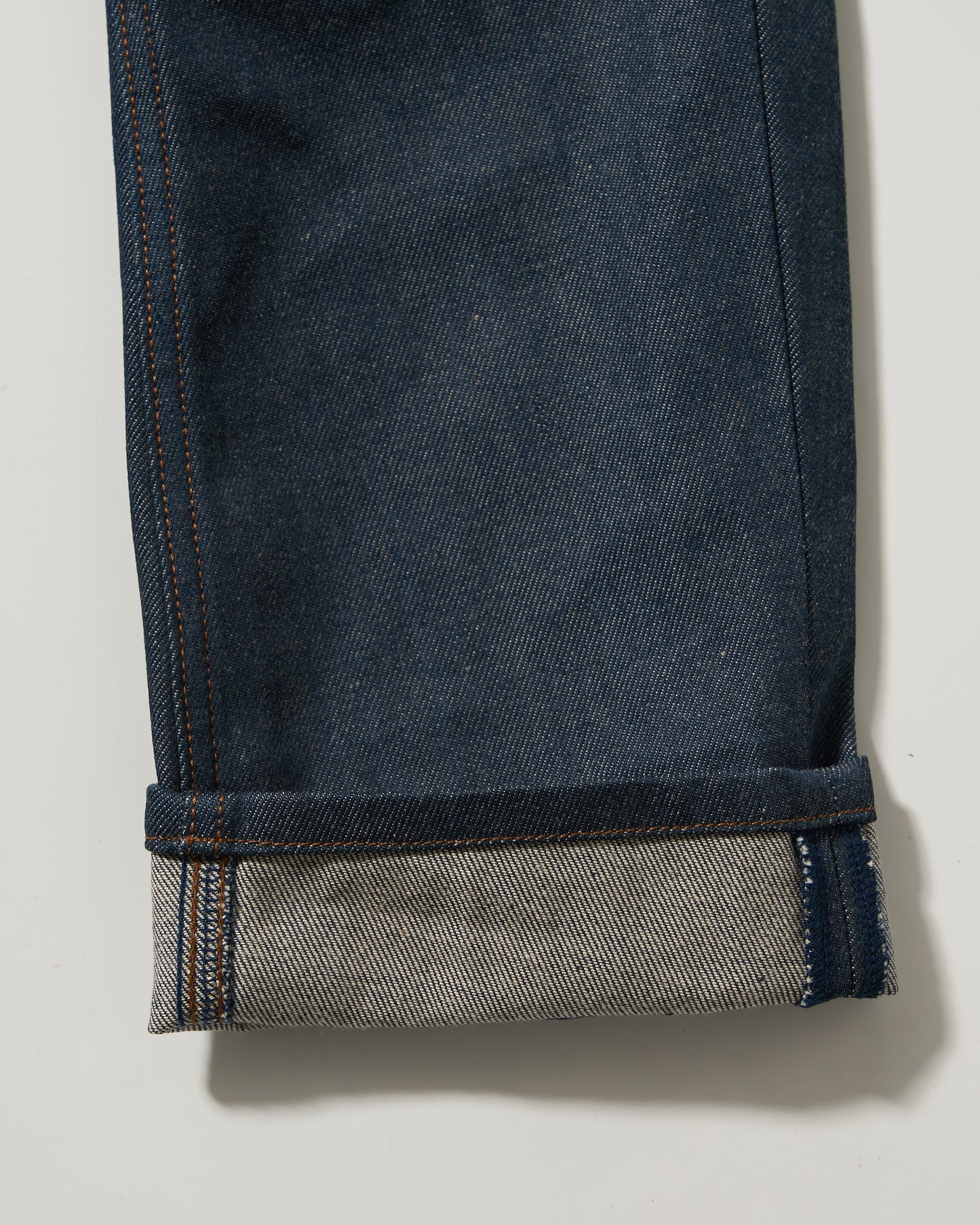 2nd (セカンドモデル) 本藍 12.5oz スリムストレートジーンズ(ループレングス) リジット(未洗い) jeans 日本製 岡山デニム Made in OKAYAMA