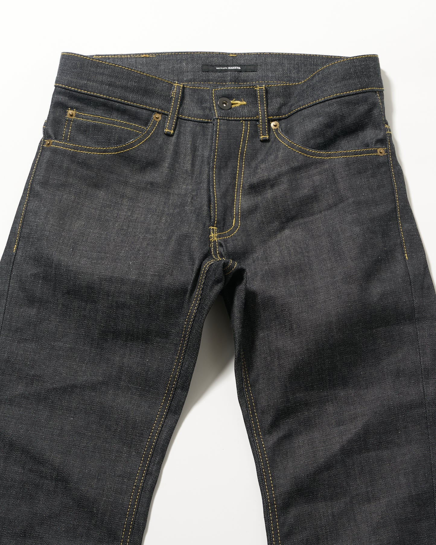 2nd (セカンドモデル) 14oz スリムストレートジーンズ（ループレングス) リジット(未洗い) デニム jeans 日本製 岡山デニム Made in OKAYAMA