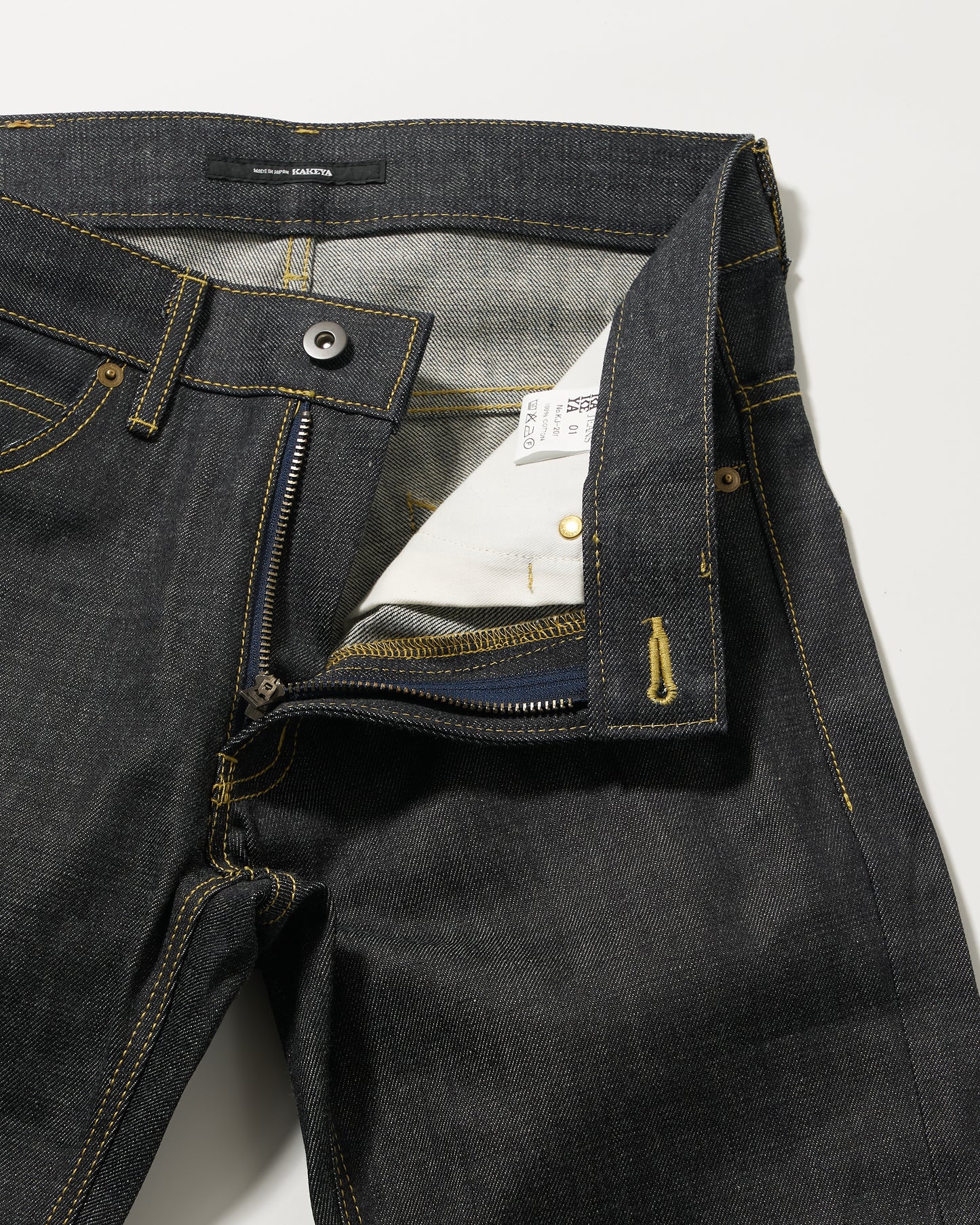 2nd (セカンドモデル) 14oz スリムストレートジーンズ（ループレングス) リジット(未洗い) デニム jeans 日本製 岡山デニム Made in OKAYAMA