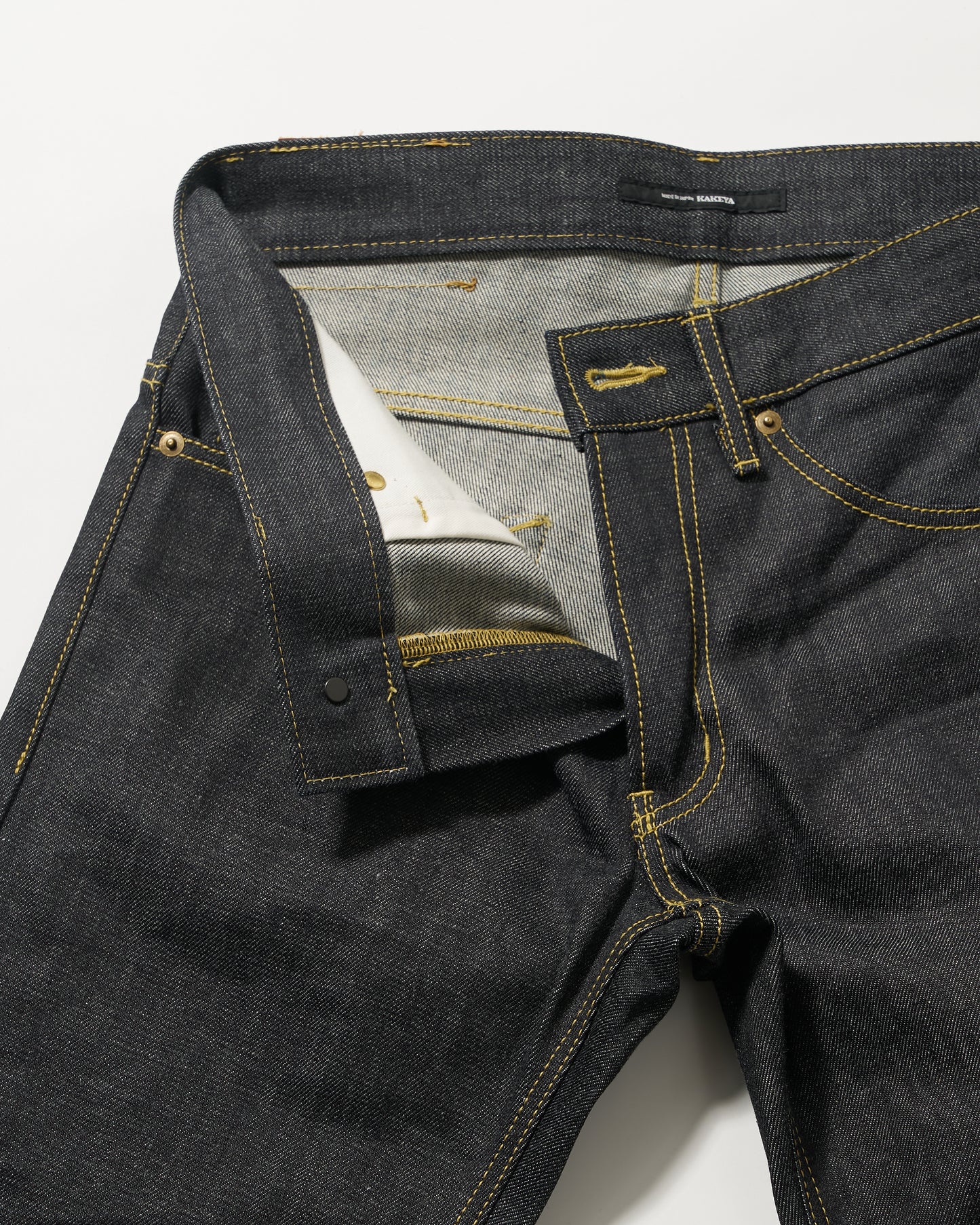 2nd (セカンドモデル) 14oz スリムストレートジーンズ（ループレングス) リジット(未洗い) デニム jeans 日本製 岡山デニム Made in OKAYAMA