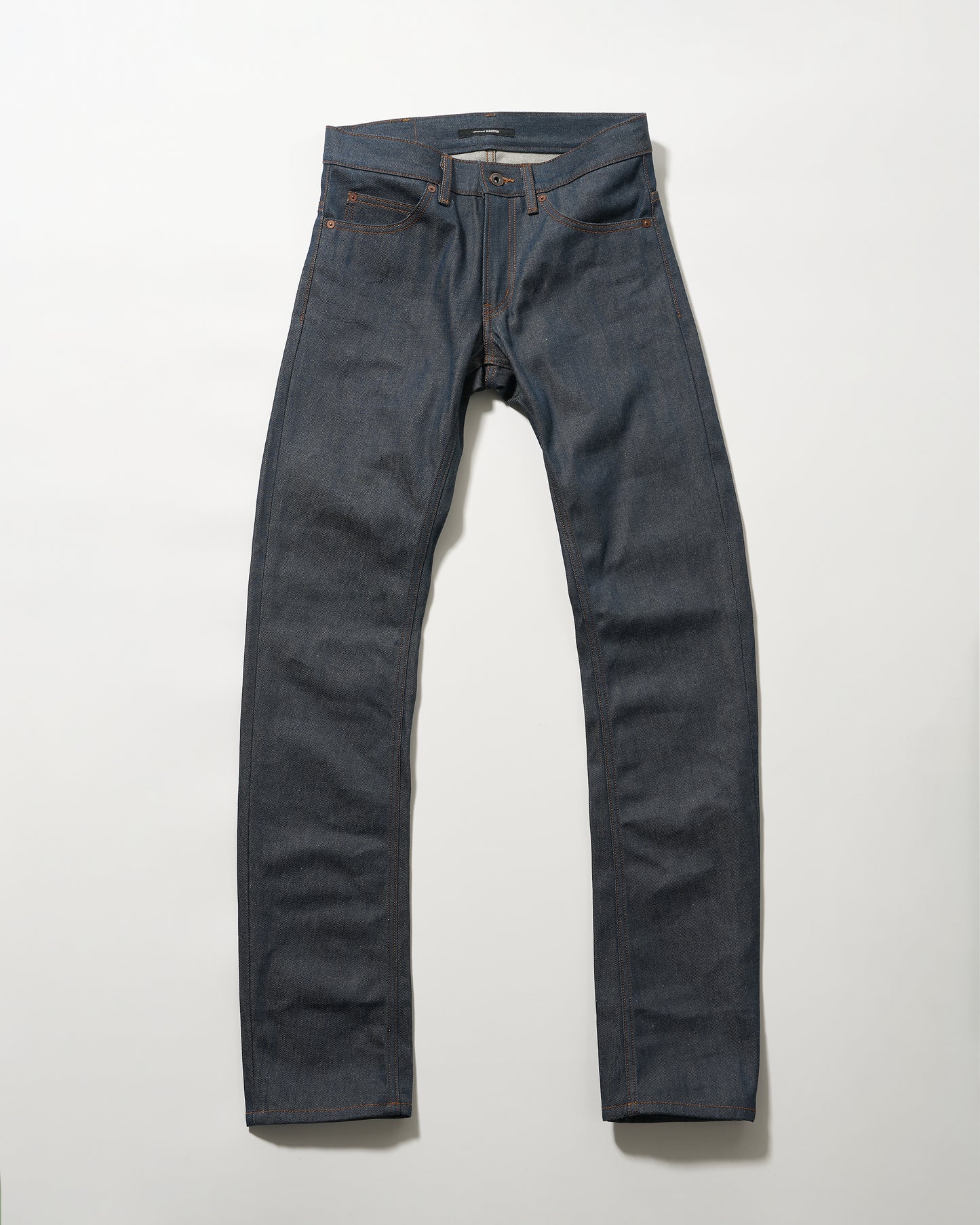 2nd (セカンドモデル) 本藍 12.5oz スリムストレートジーンズ（ループレングス) リジット(未洗い) jeans 日本製 岡山デニム Made in OKAYAMA