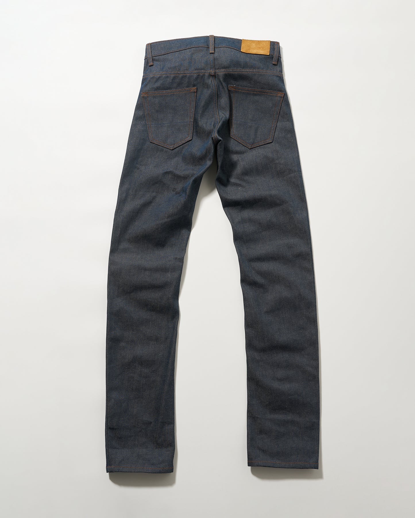 2nd (セカンドモデル) 本藍 12.5oz スリムストレートジーンズ（ループレングス) リジット(未洗い) jeans 日本製 岡山デニム Made in OKAYAMA