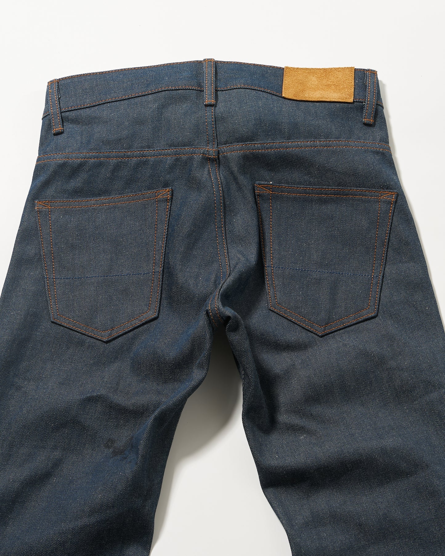 2nd (セカンドモデル) 本藍 12.5oz スリムストレートジーンズ（ループレングス) リジット(未洗い) jeans 日本製 岡山デニム Made in OKAYAMA