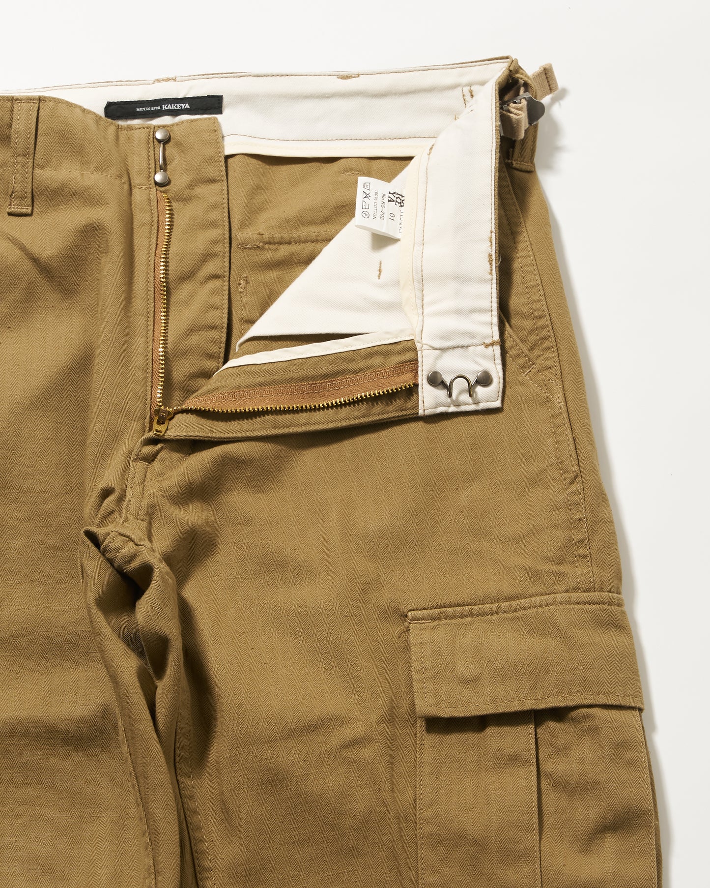 ヘリンボン カーゴパンツ 日本製 岡山デニム Made in OKAYAMA