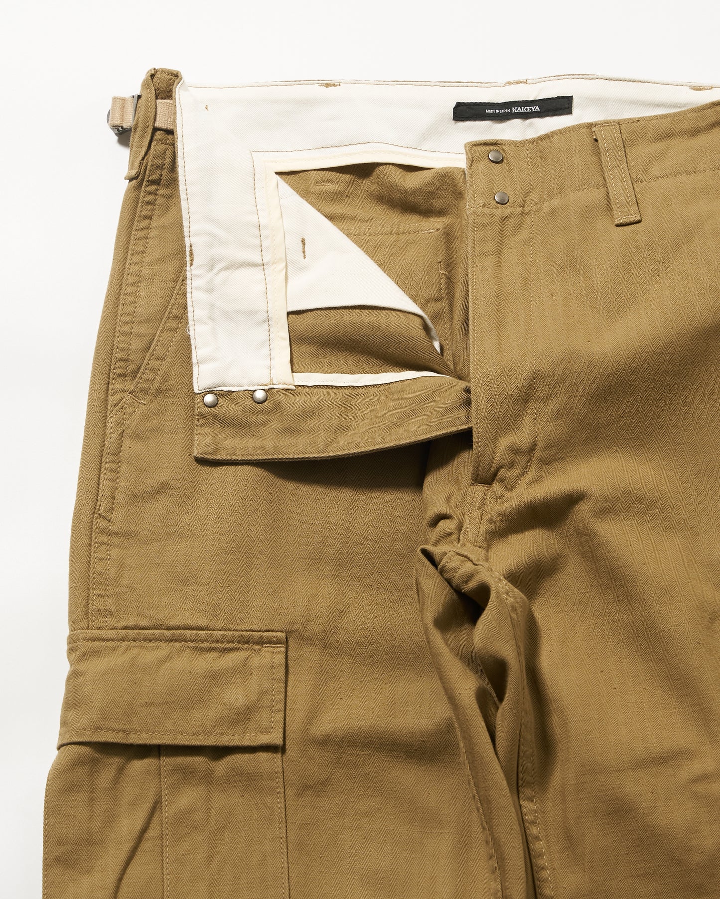 ヘリンボン カーゴパンツ 日本製 岡山デニム Made in OKAYAMA