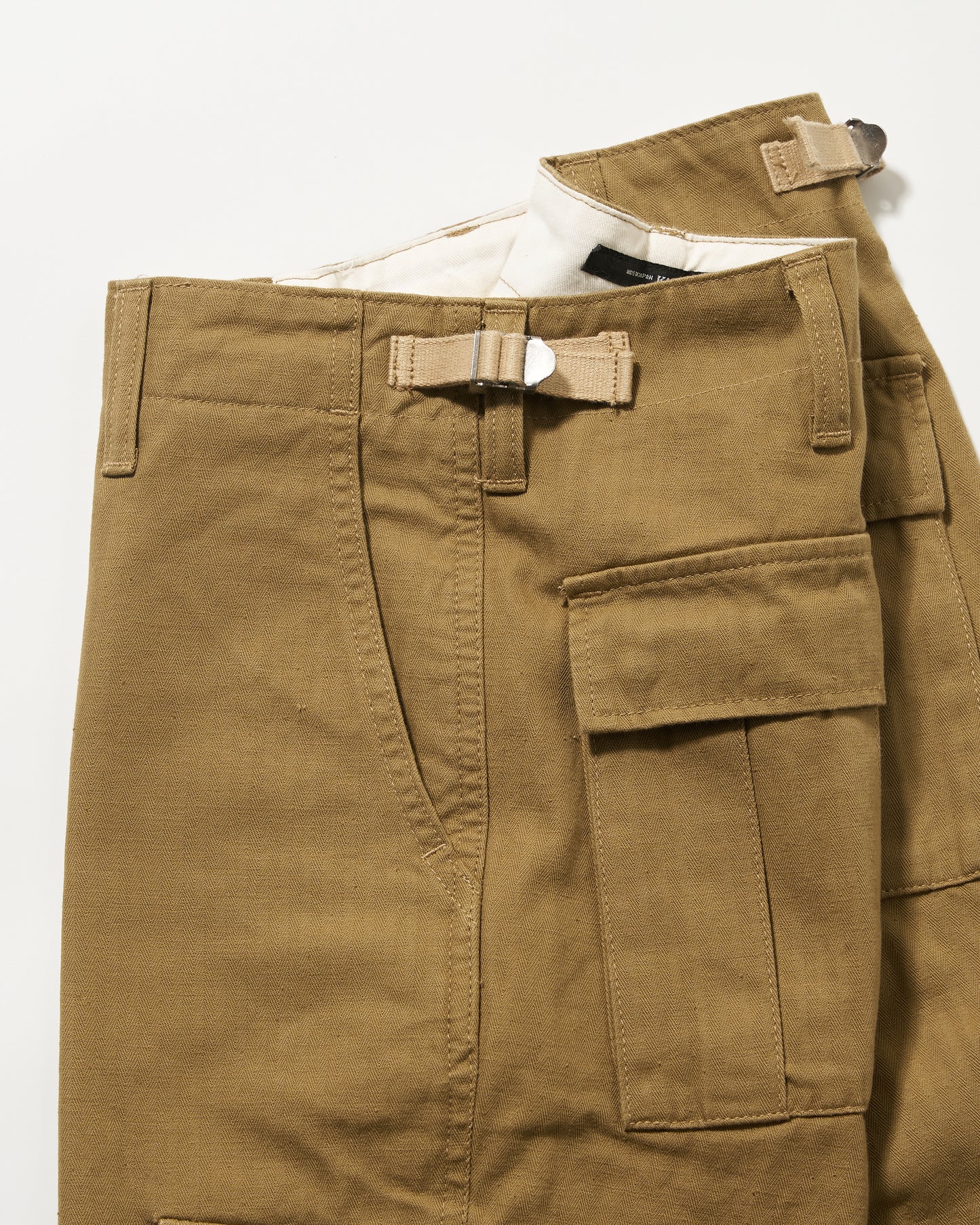 ヘリンボン カーゴパンツ 日本製 岡山デニム Made in OKAYAMA