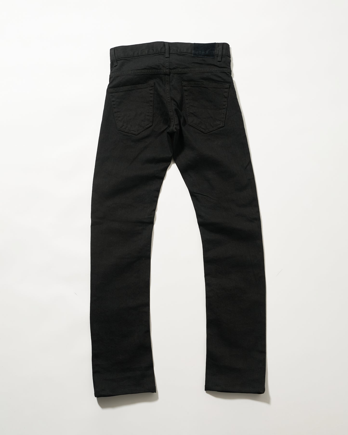 2nd (セカンドモデル) BLACK 12oz スリムストレート ストレッチジーンズ（ループレングス) ワンウォッシュ  jeans 日本製 岡山デニム Made in OKAYAMA