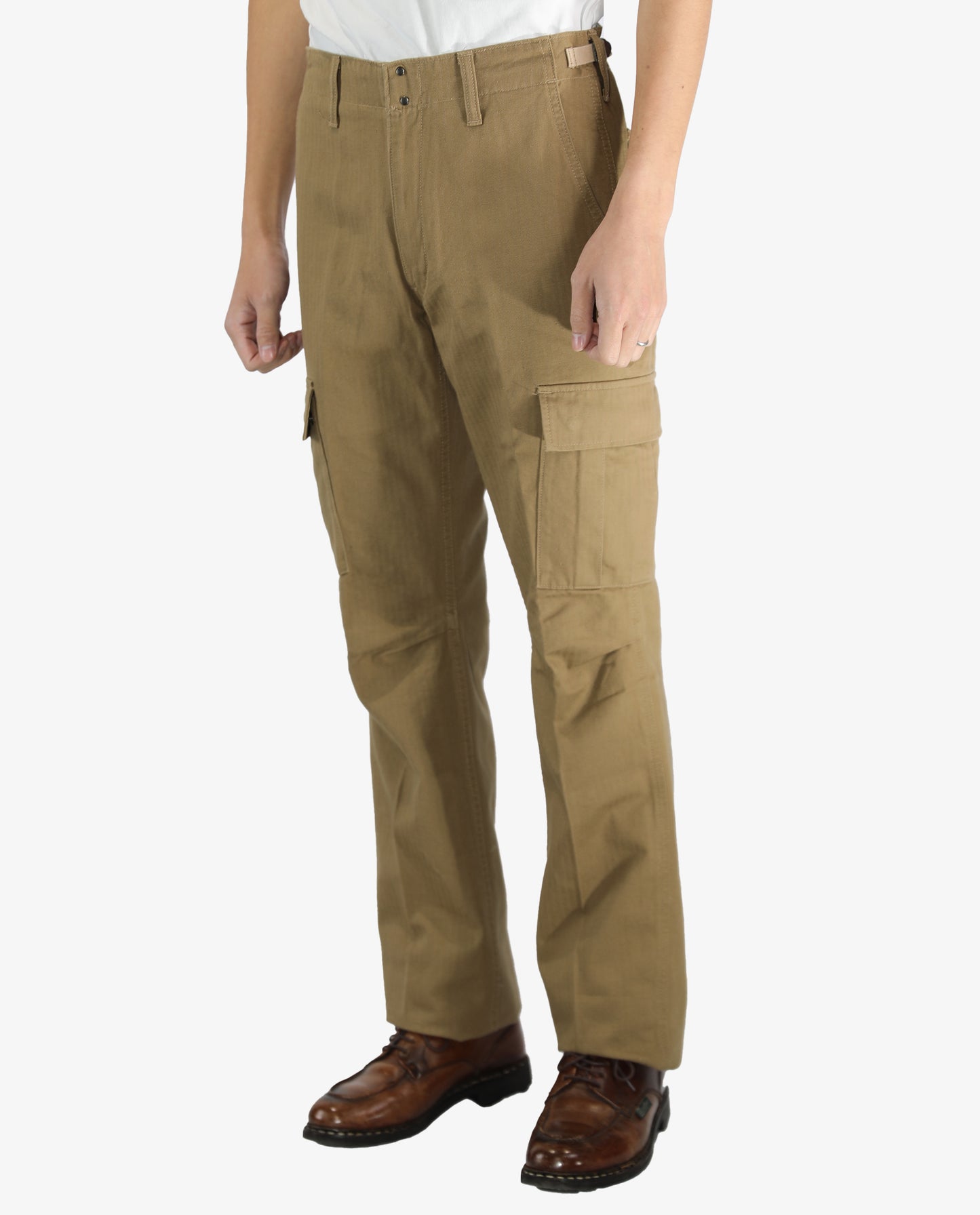 ヘリンボン カーゴパンツ 日本製 岡山デニム Made in OKAYAMA