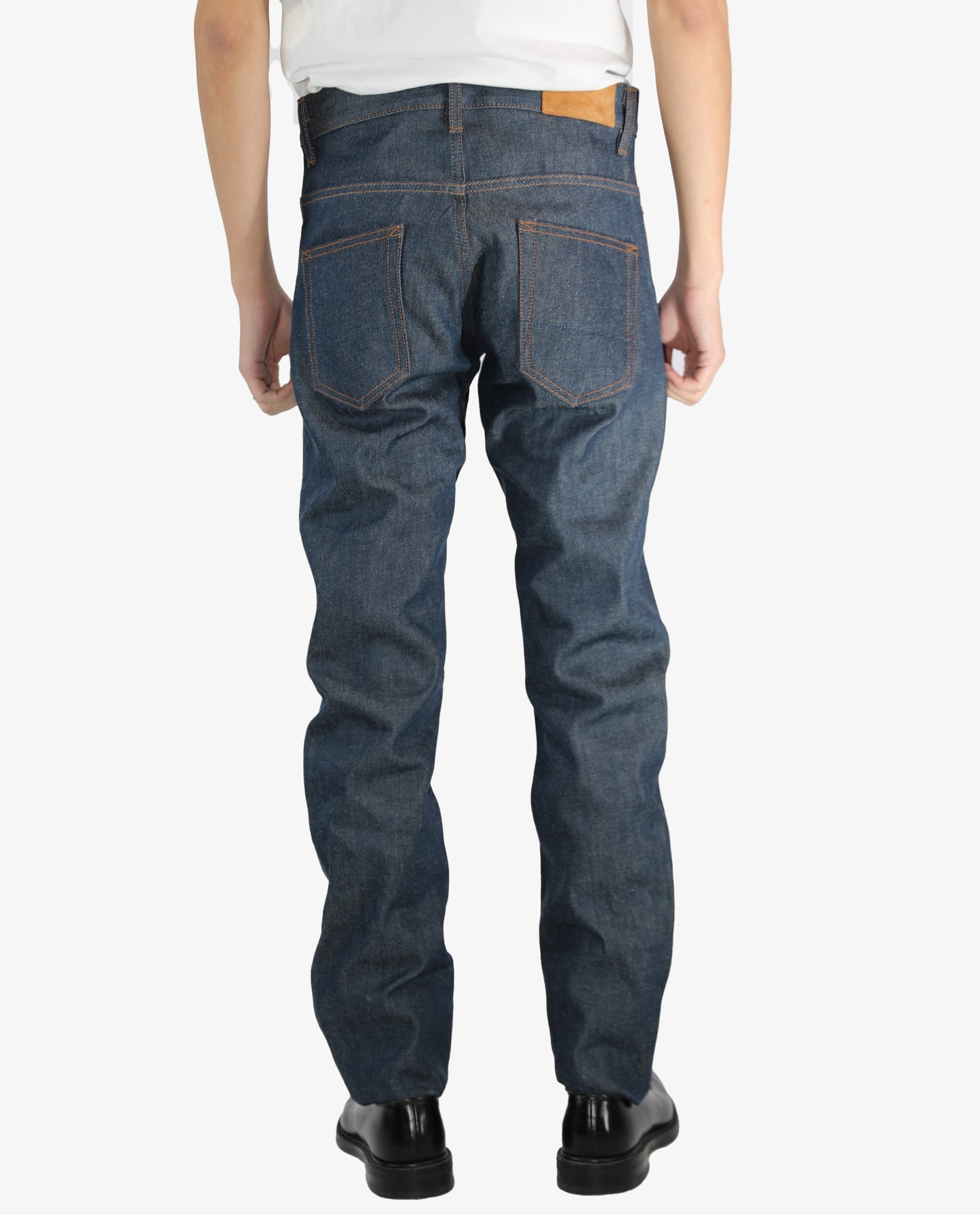 2nd (セカンドモデル) 本藍 12.5oz スリムストレートジーンズ（ループレングス) リジット(未洗い) jeans 日本製 岡山デニム Made in OKAYAMA