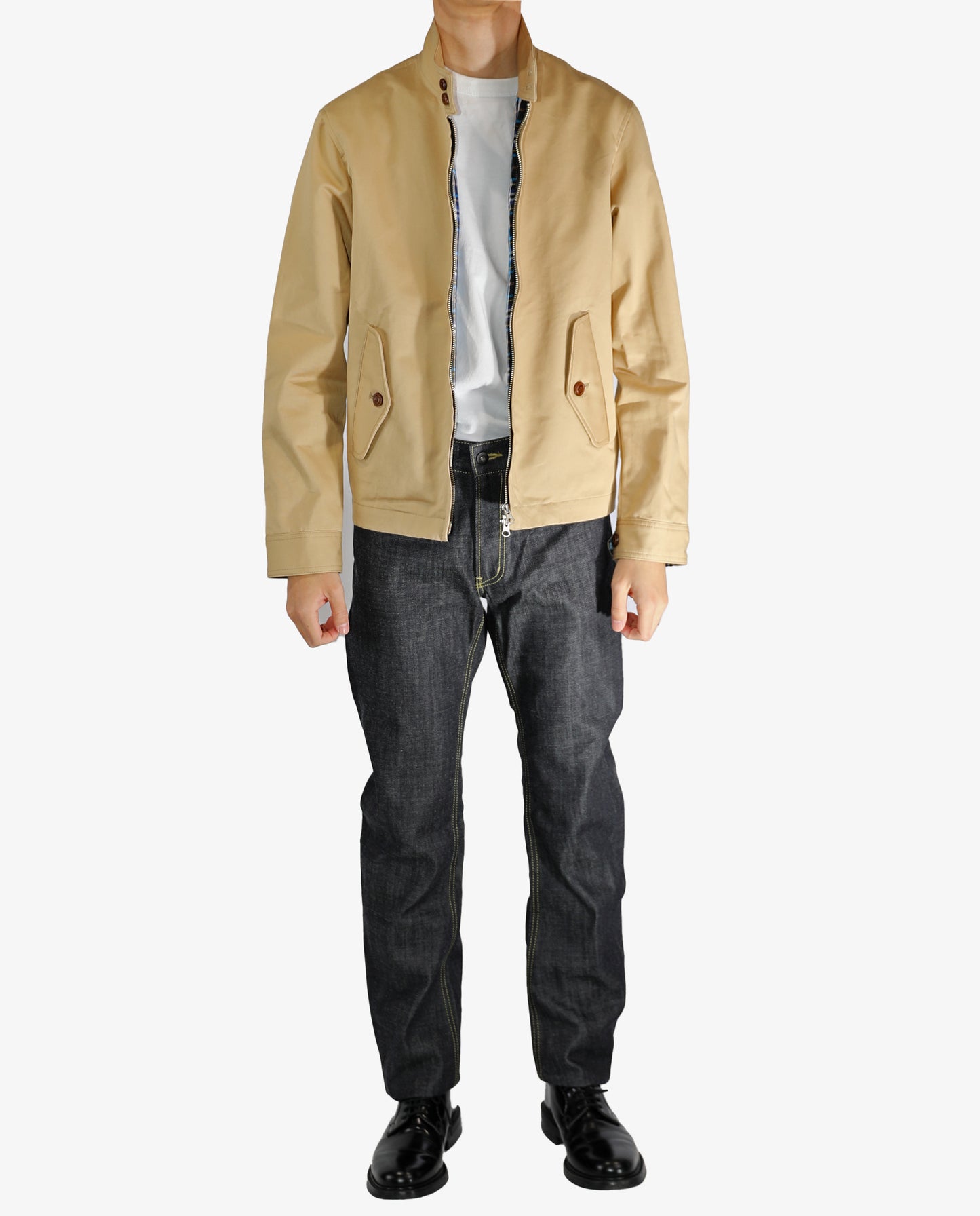 2nd (セカンドモデル) 14oz スリムストレートジーンズ（ループレングス) リジット(未洗い) デニム jeans 日本製 岡山デニム Made in OKAYAMA