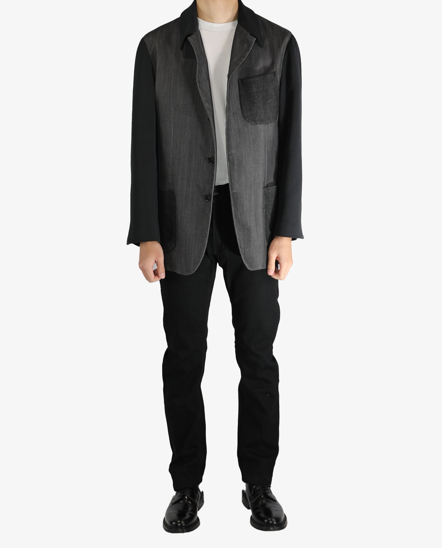 2nd (セカンドモデル) BLACK 12oz スリムストレート ストレッチジーンズ（ループレングス) ワンウォッシュ  jeans 日本製 岡山デニム Made in OKAYAMA