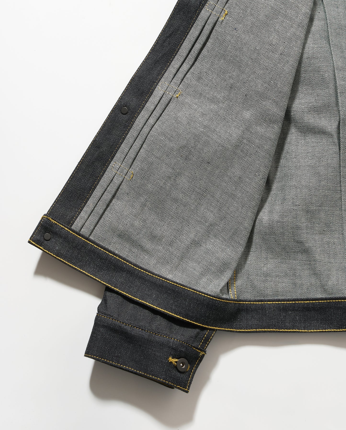 【予約販売】KJ8001 type1 Denim  jacket yellow stitch デニムジャケット トラッカージャケット イエローステッチ 日本製 岡山デニム Made in OKAYAMA