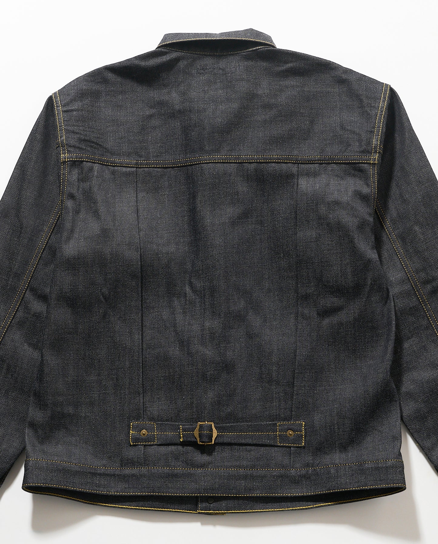 【予約販売】KJ8001 type1 Denim  jacket yellow stitch デニムジャケット トラッカージャケット イエローステッチ 日本製 岡山デニム Made in OKAYAMA