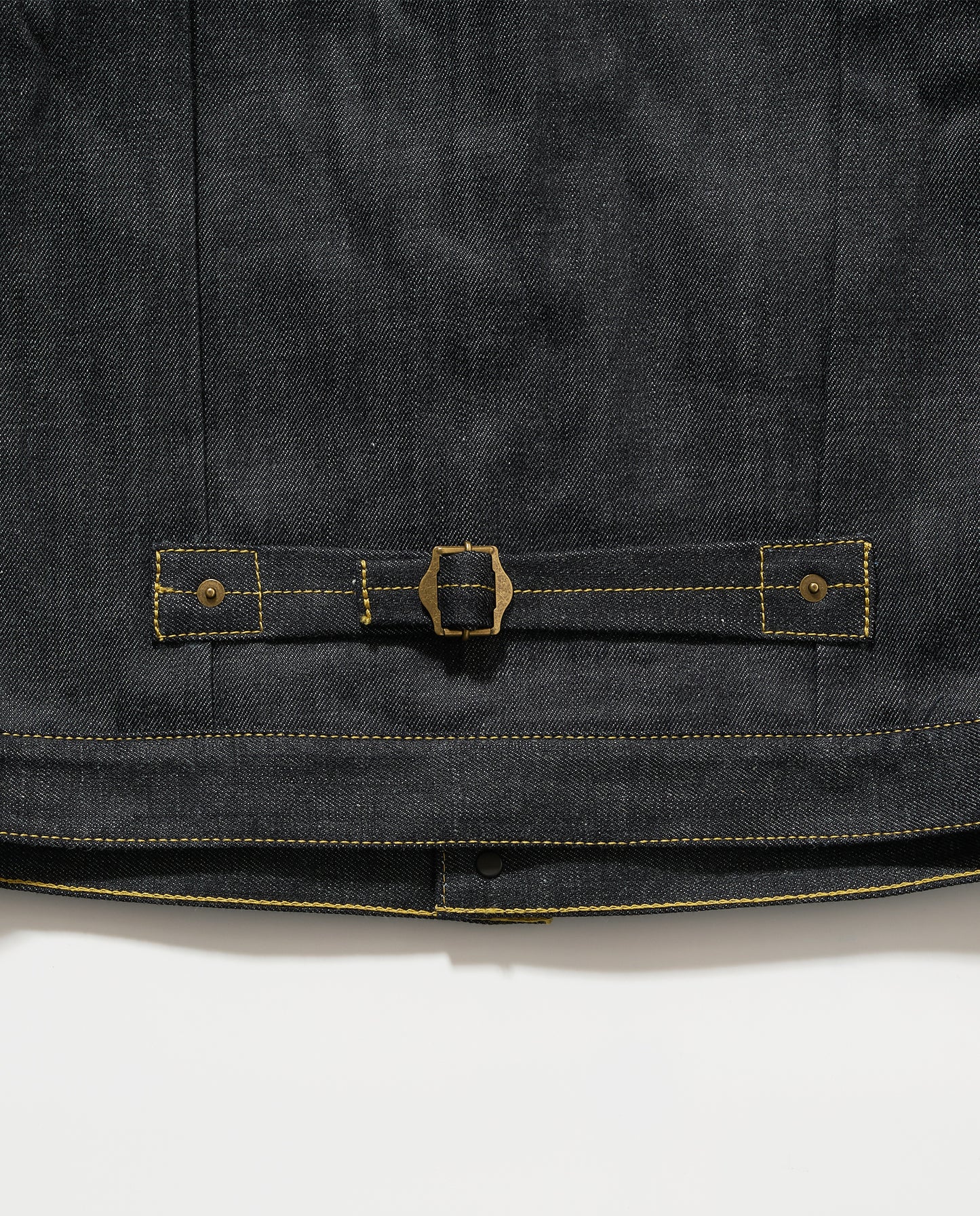 【予約販売】KJ8001 type1 Denim  jacket yellow stitch デニムジャケット トラッカージャケット イエローステッチ 日本製 岡山デニム Made in OKAYAMA