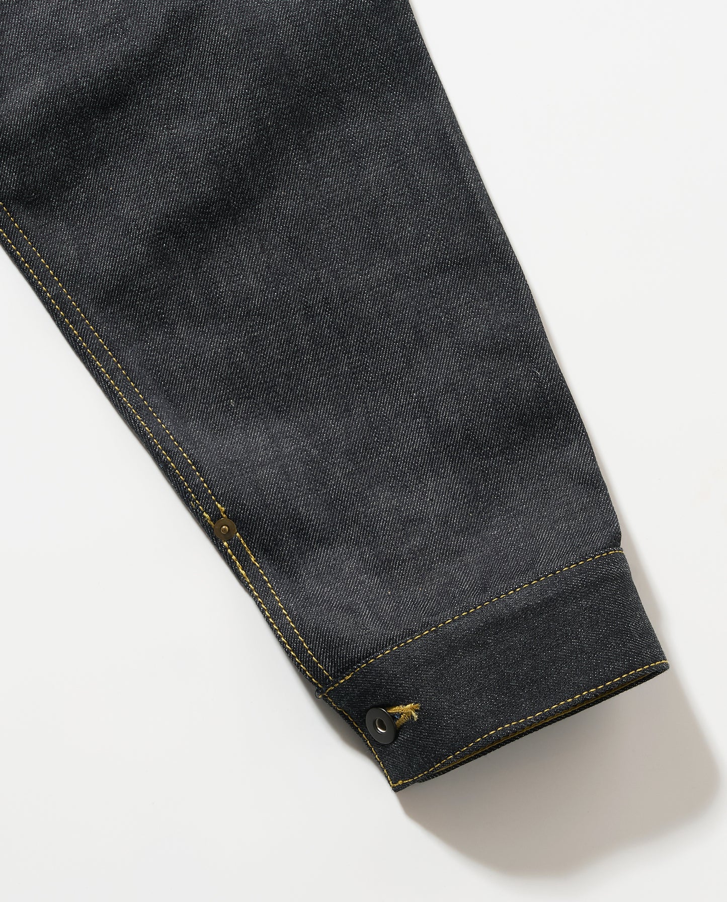 【予約販売】KJ8001 type1 Denim  jacket yellow stitch デニムジャケット トラッカージャケット イエローステッチ 日本製 岡山デニム Made in OKAYAMA