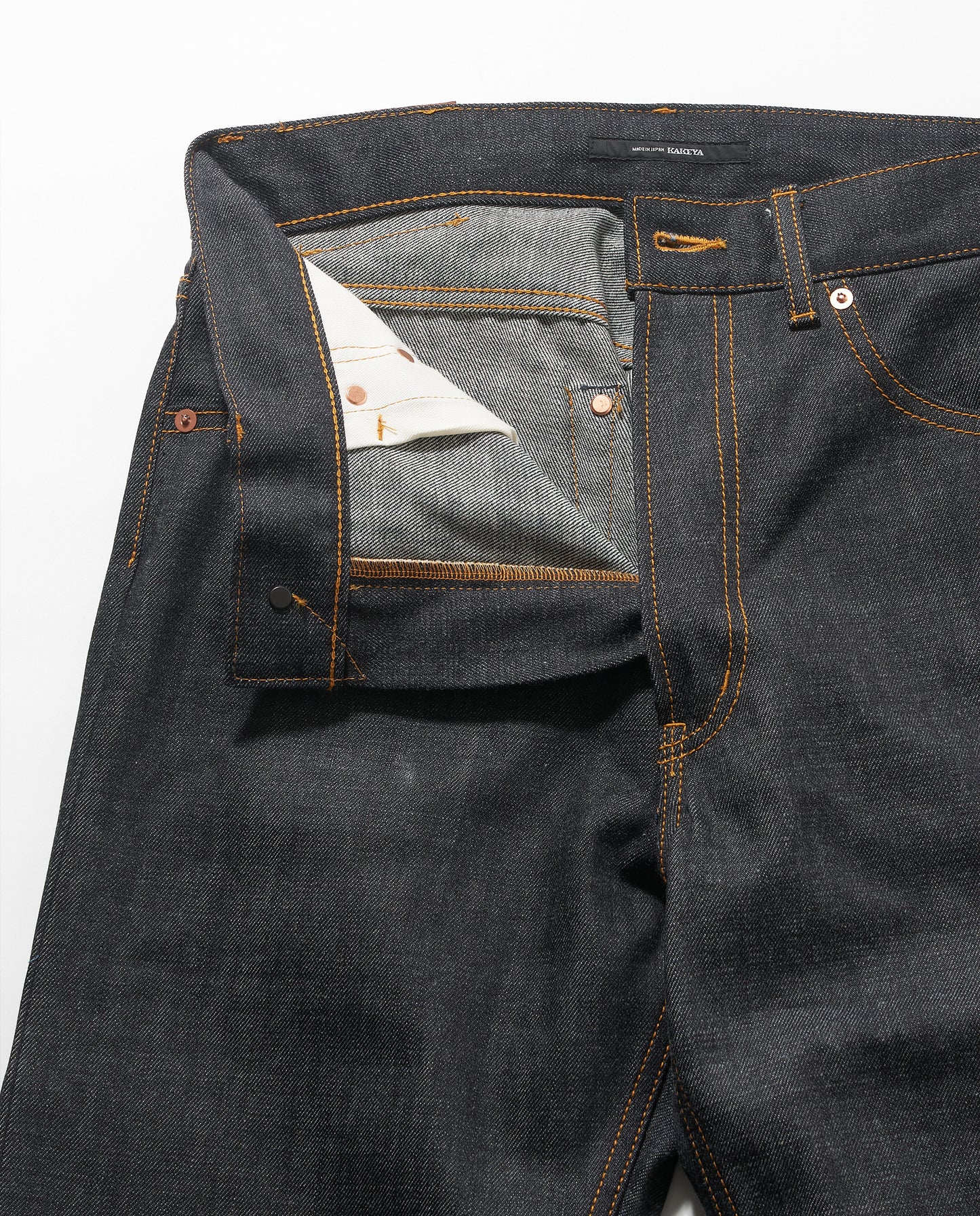 【予約販売】801 Classic Straight 14oz  (Non Wash) Made in Japan (KJ-101W) ストレート   jeans 日本製 岡山デニム