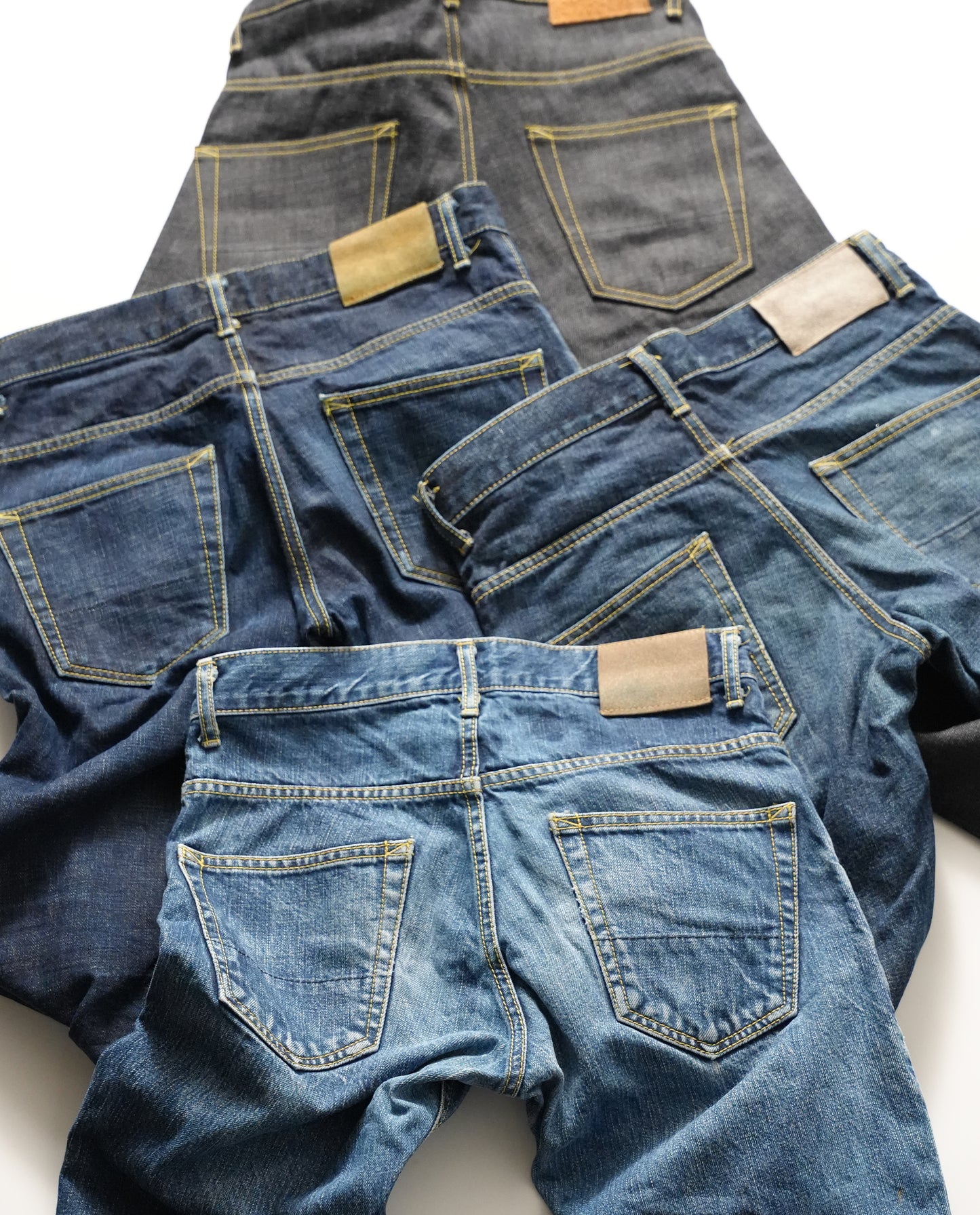 812  SLIM LOOPLENGTH 14oz  (Non Wash) Made in Japan (KS-202) ループレングス スリムストレート   jeans 日本製 岡山デニム