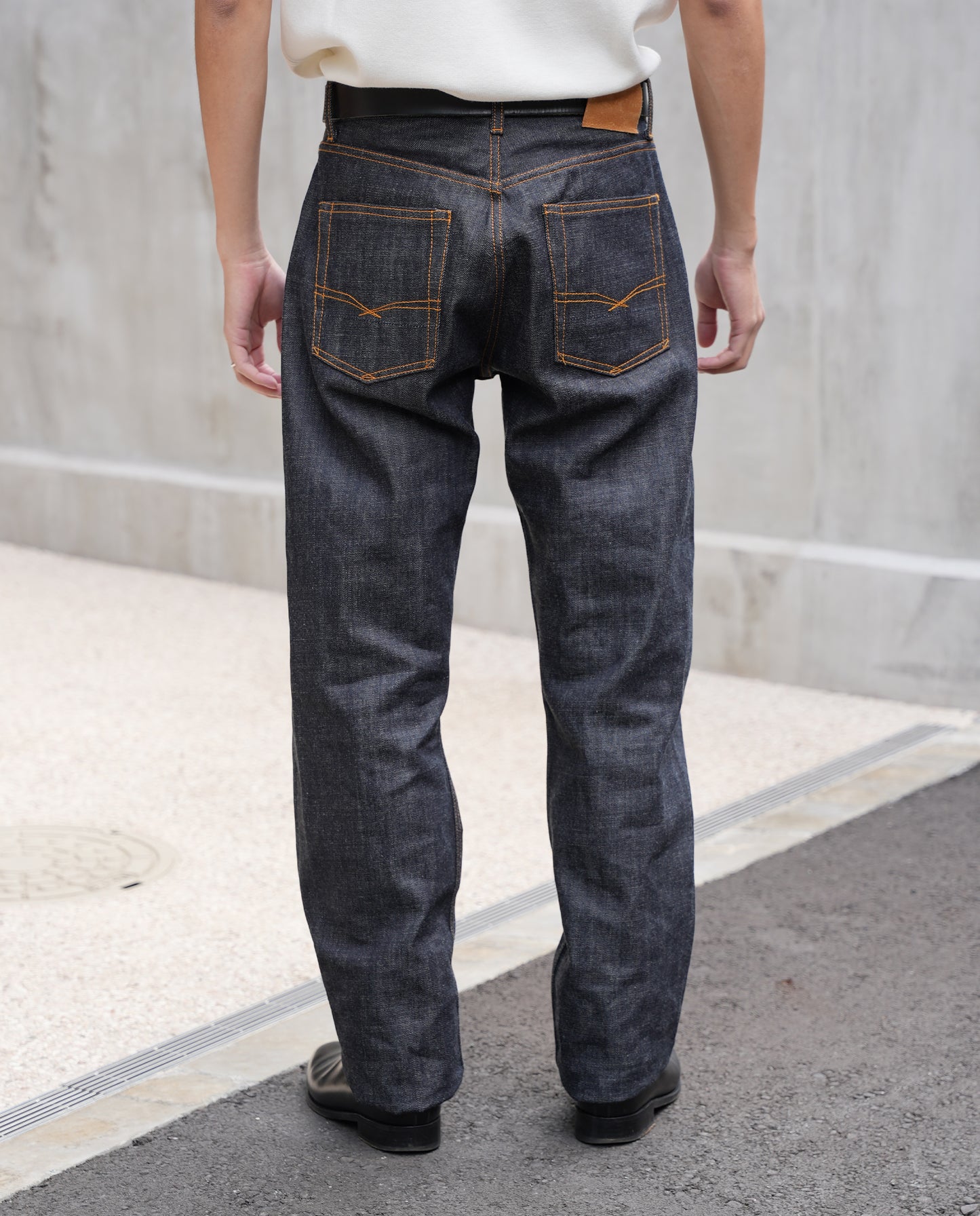 【予約販売】801 Classic Straight 14oz  (Non Wash) Made in Japan (KJ-101W) ストレート   jeans 日本製 岡山デニム