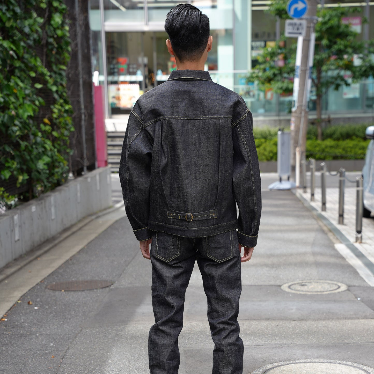 KJ8001 type1 Denim  jacket yellow stitch デニムジャケット トラッカージャケット イエローステッチ 日本製 岡山デニム Made in OKAYAMA