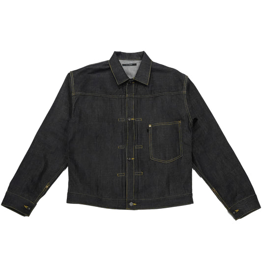 KJ8001 type1 Denim  jacket yellow stitch デニムジャケット トラッカージャケット イエローステッチ 日本製 岡山デニム Made in OKAYAMA
